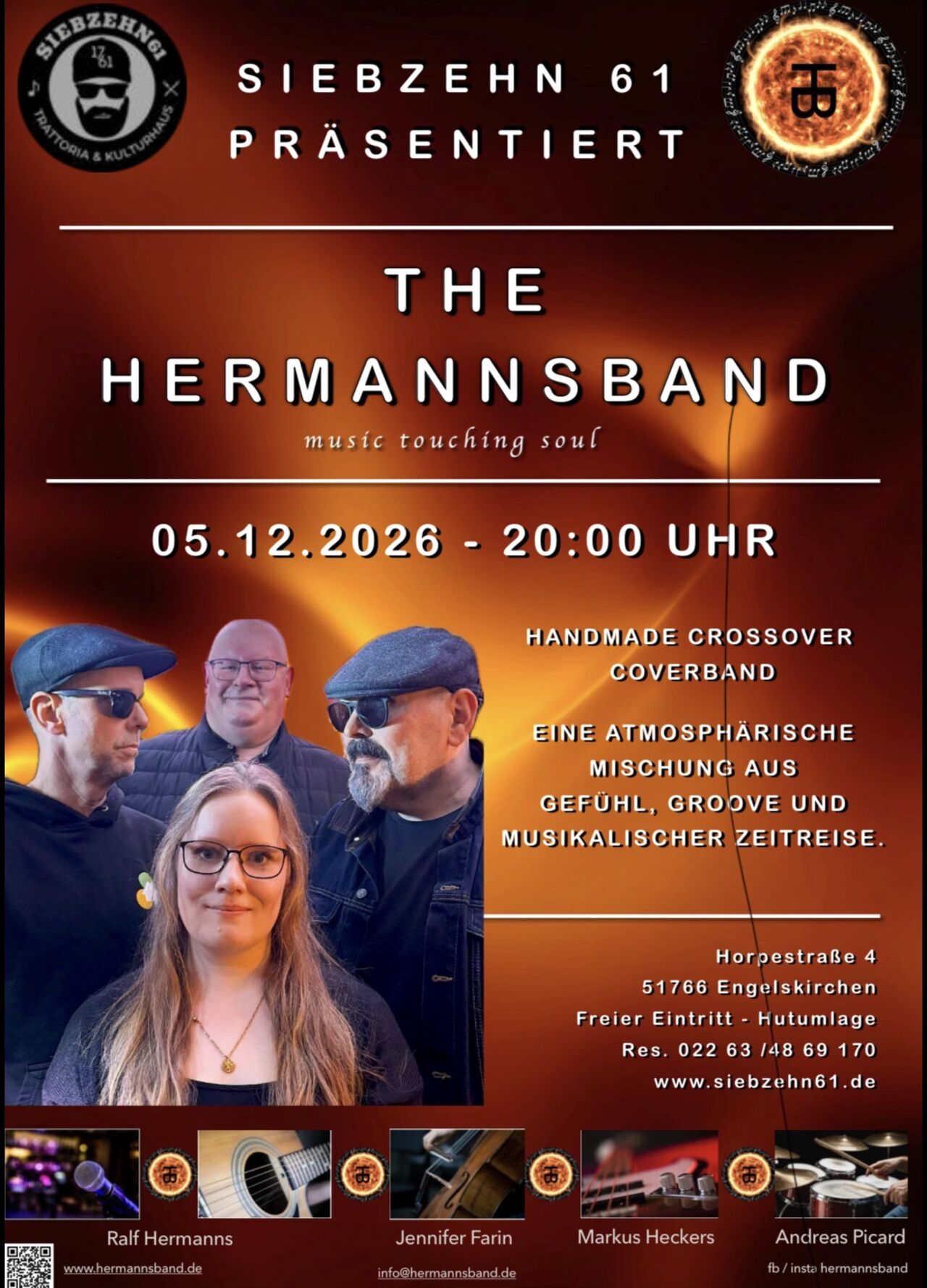 Samstag 05. Dezember Herrmanns Band