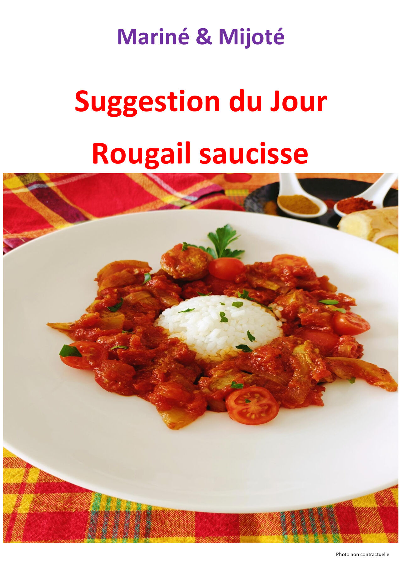 Suggestion du jeudi 17 septembre 2026