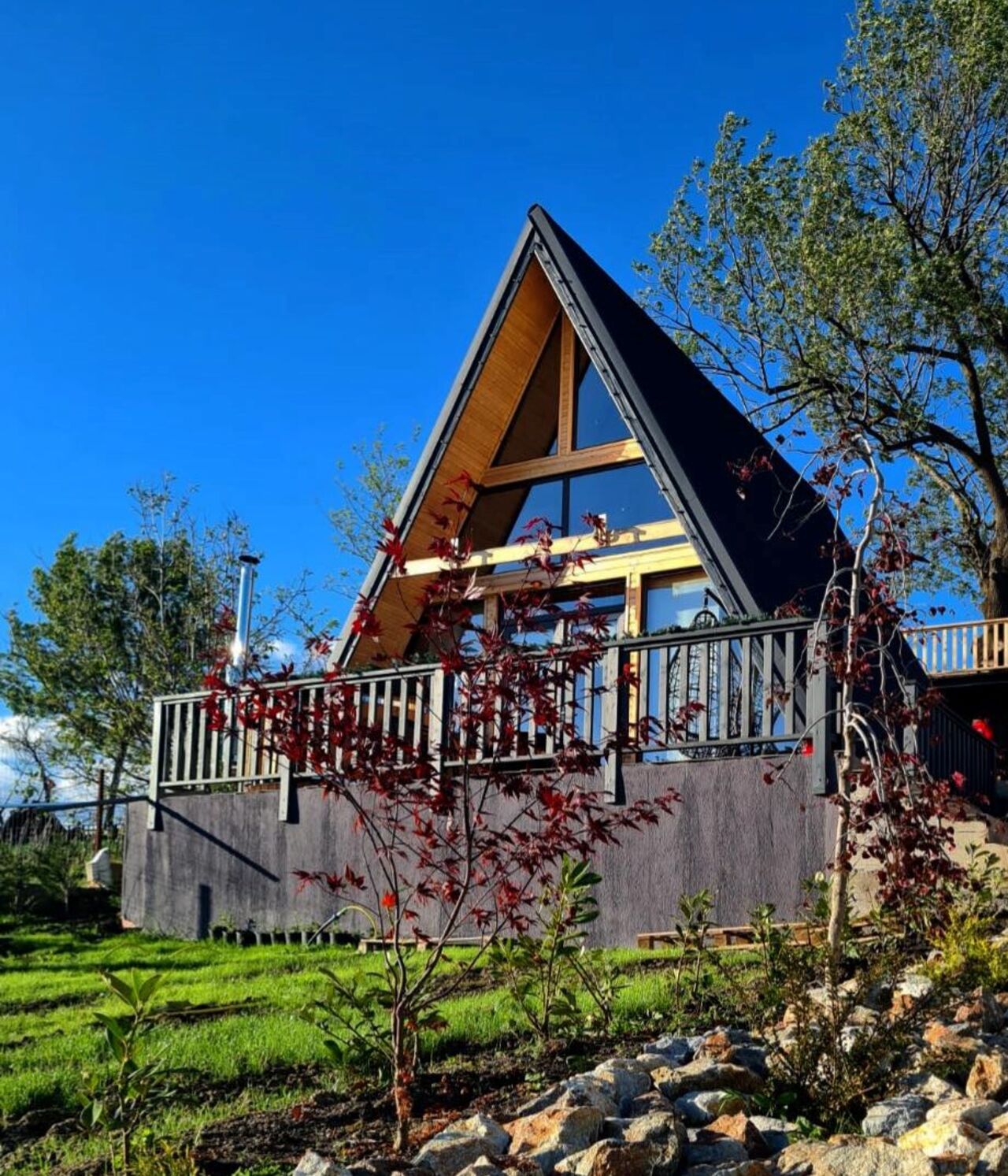 Oferim cazare in 🏡 Cabana A frame!