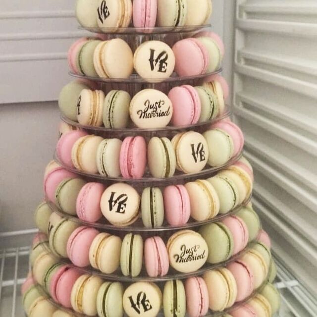 Macarons ronds imprimés personnalisables (1€40/pièce)