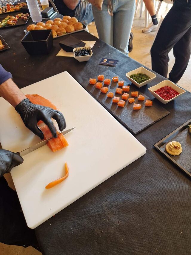 Animation dégustation de saumon gravelax