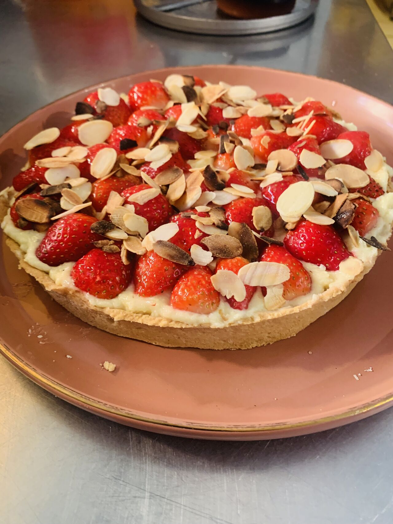 Tarte aux fraises 