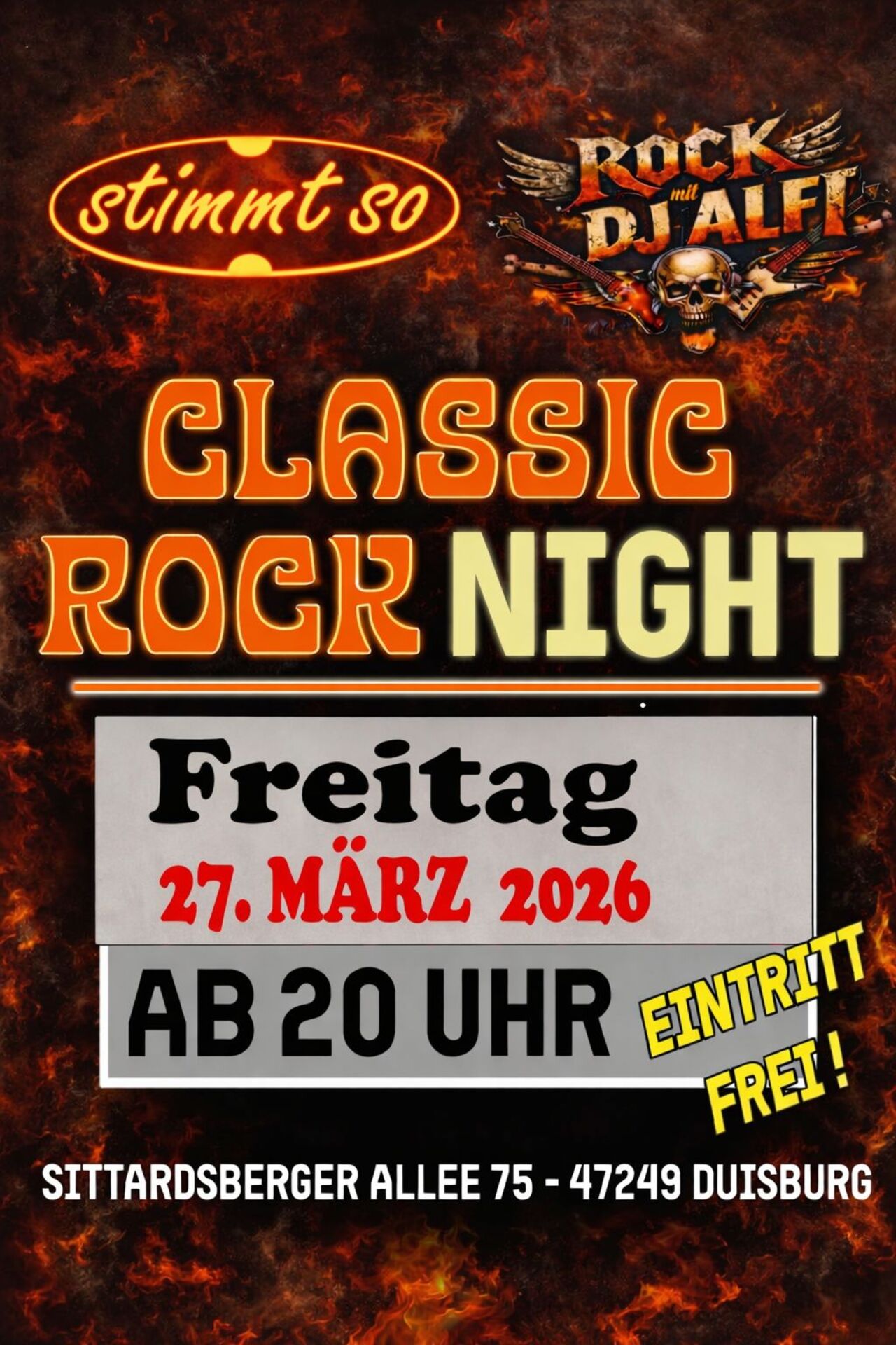 🎸CLASSIC ROCK NIGHT 🤘