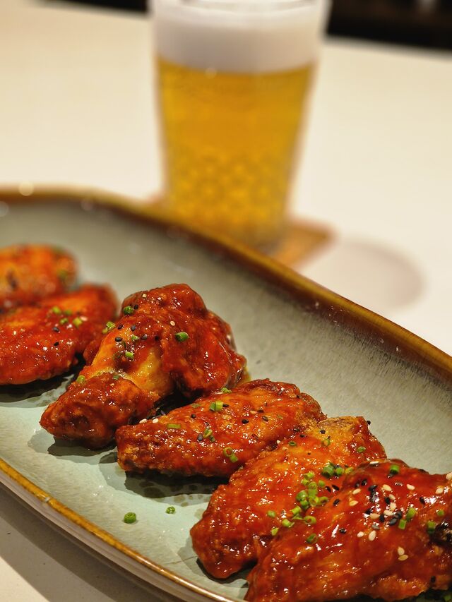 Alitas de Pollo Koreanas