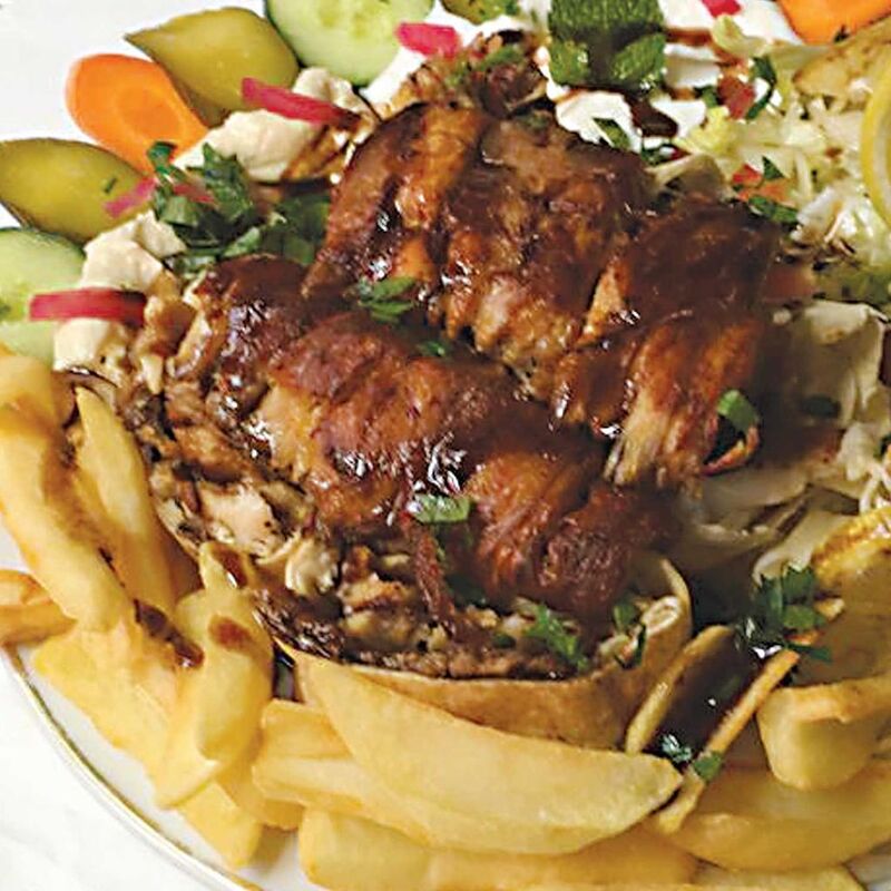 Assiette Shawarma Libanaise