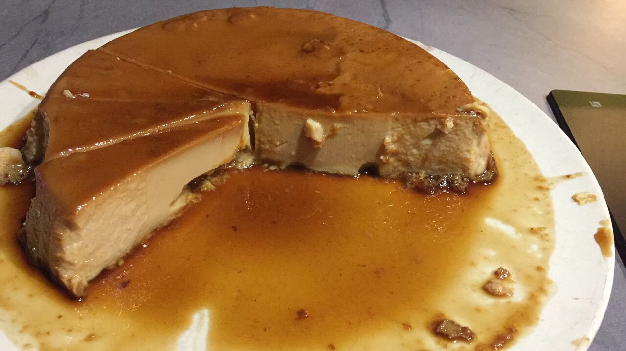 Le dessert préféré « Quesillo ». 
