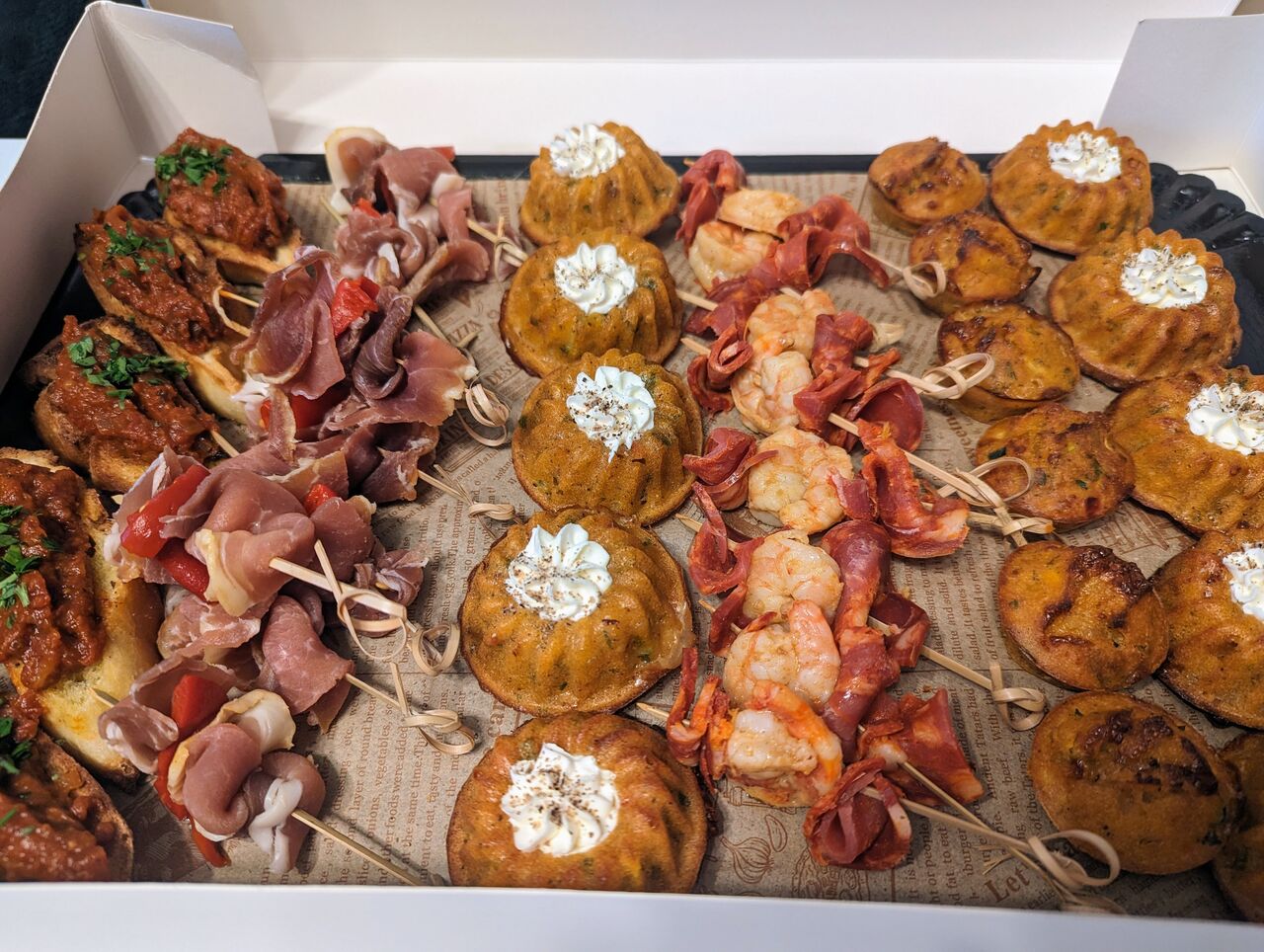 Grand plateau mixte brochette