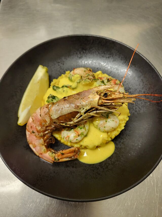 Risotto de crevettes