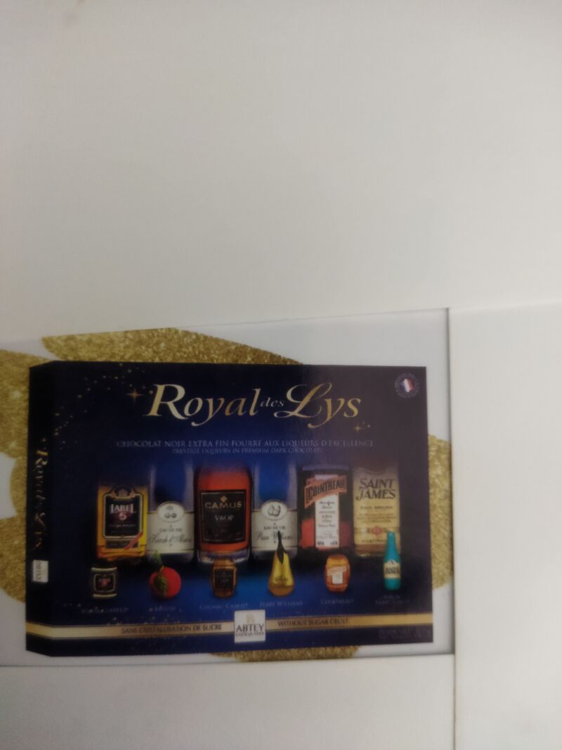 Sachet Chocolats liqueurs d'eau de vie Poire Williams Royal des Lys