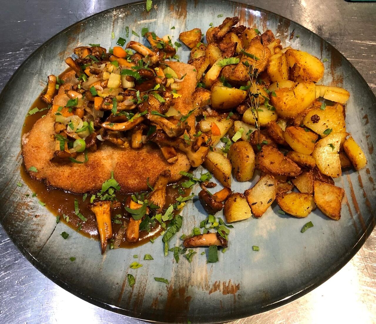 Schnitzel Pfifferlinge 