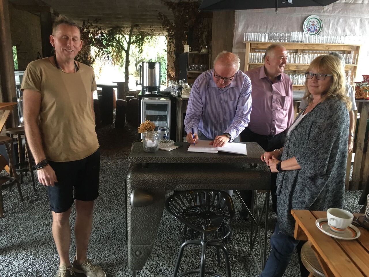 Finanzminister Thomas Schäfer zu Besuch 