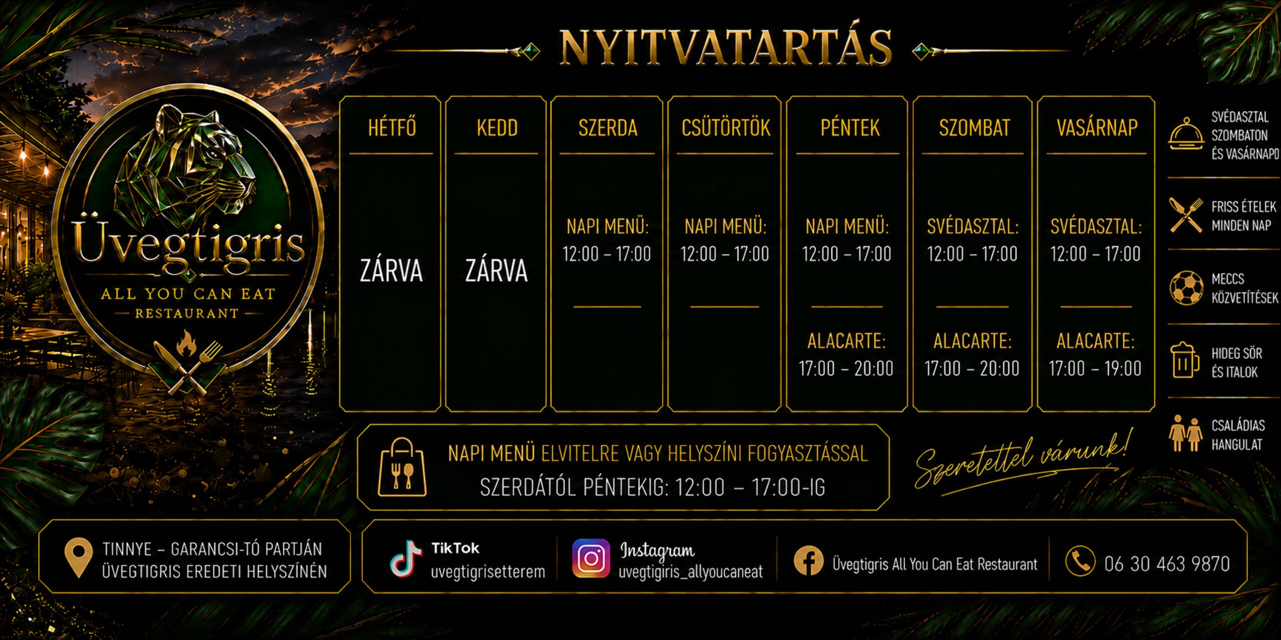Megújult nyitvatartással