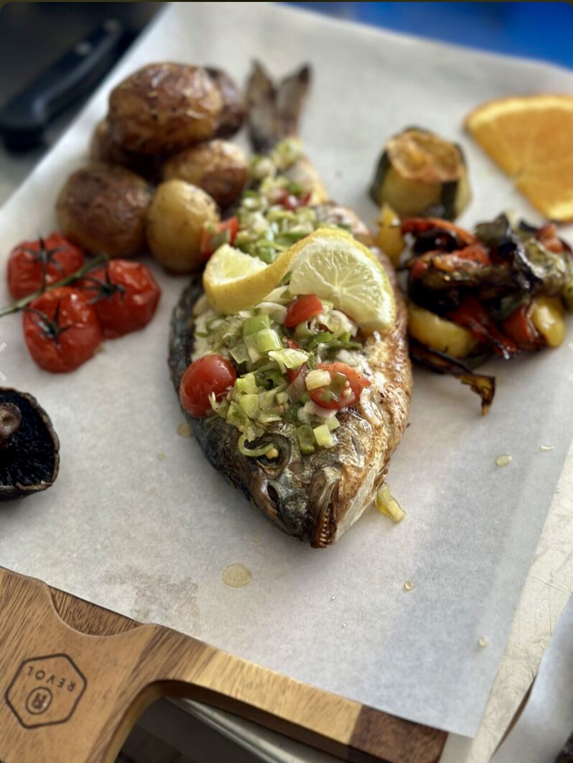 Dorade royale sauce vierge