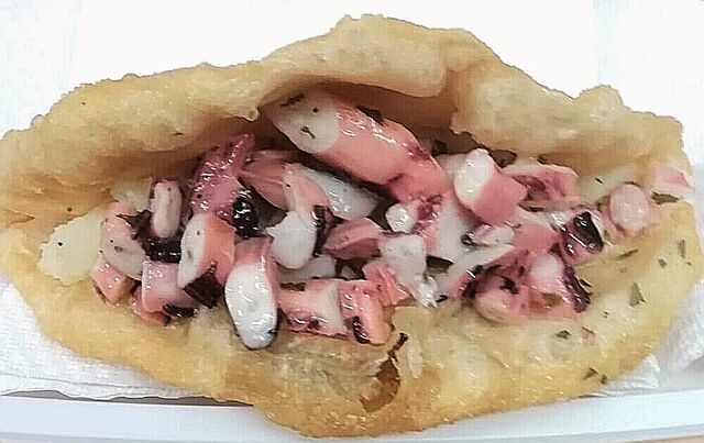 PANZEROTTO FREDDO POLIPO E PATATE