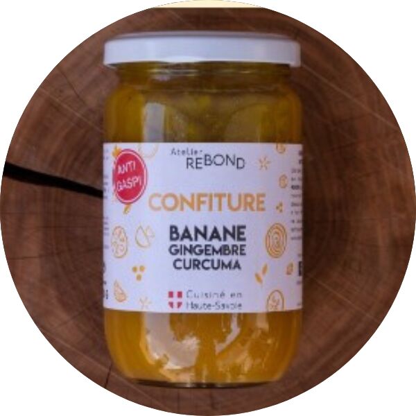 Confiture Atelier Rebond 6 € differents parfums