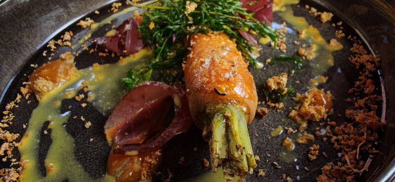 Un exemple de nos entrée avec la carotte de Colmar