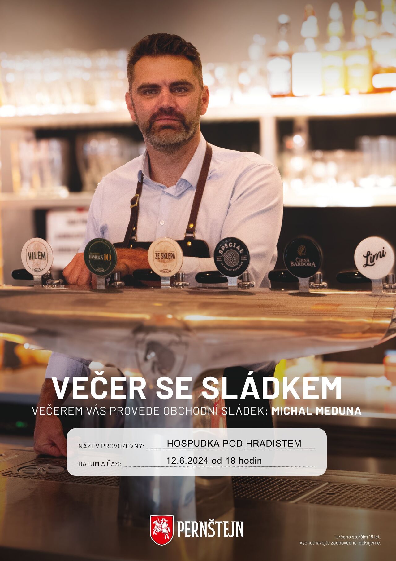 Večer se sládkem Michalem Medunou