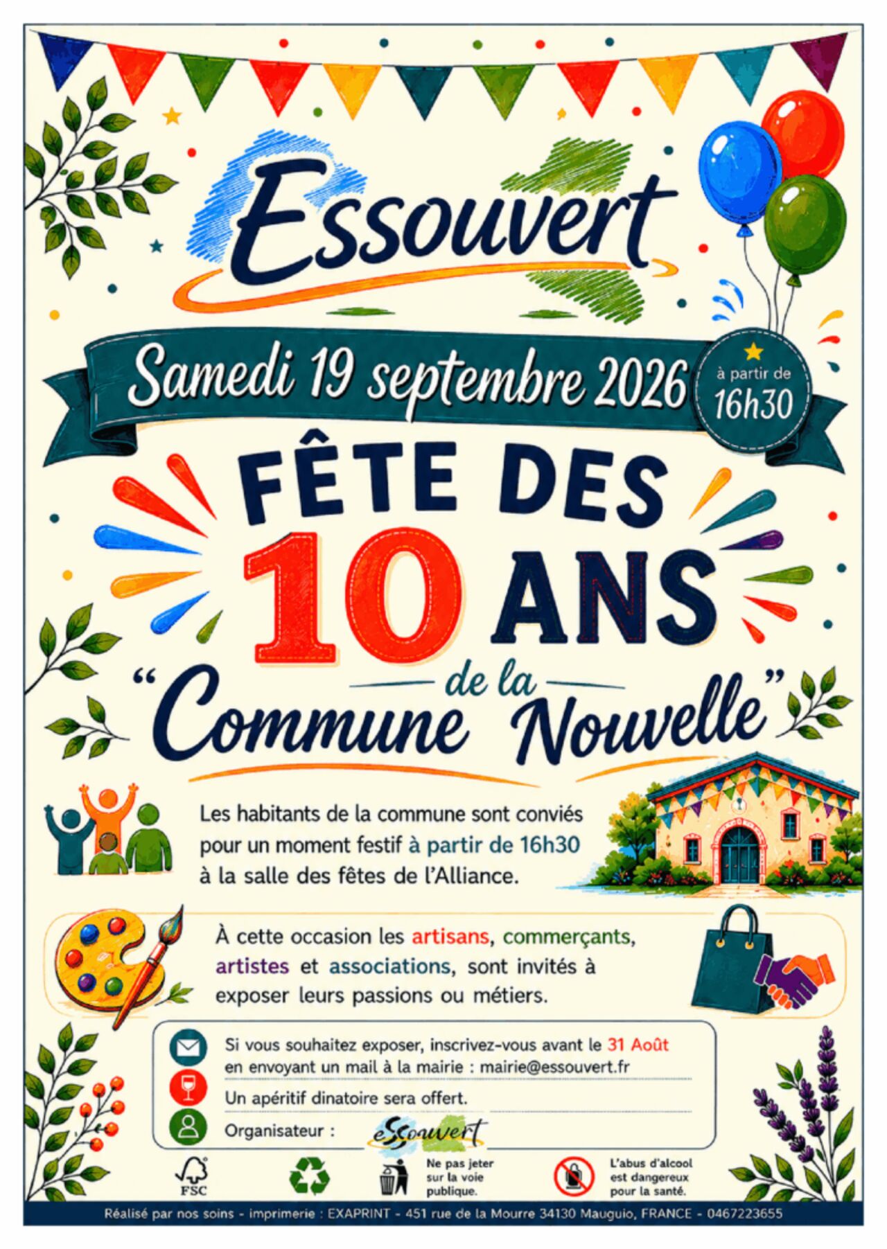 ESSOUVERT 19 SEPTEMBRE 2026