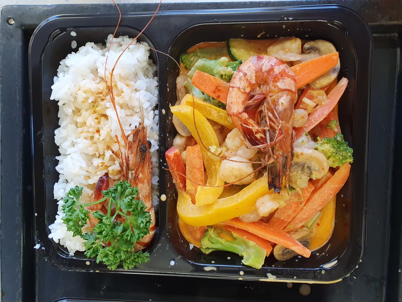 Thay Curry mit Garnelen