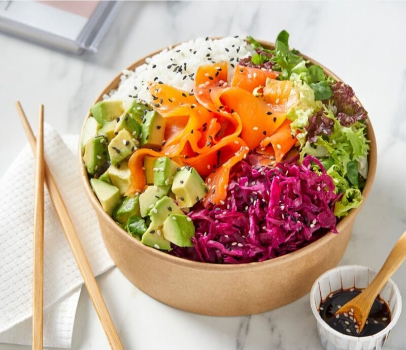 Salade saumon avocat