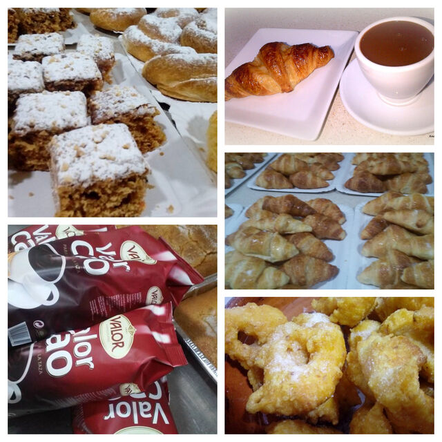 Desayuna en nuestro local o te lo llevamos en ocasiones especiales.