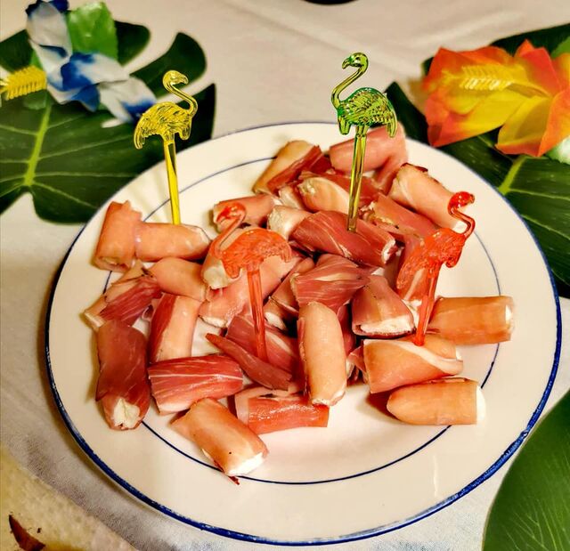 APERO BOX : Fromage frais entouré de jambon fûmé