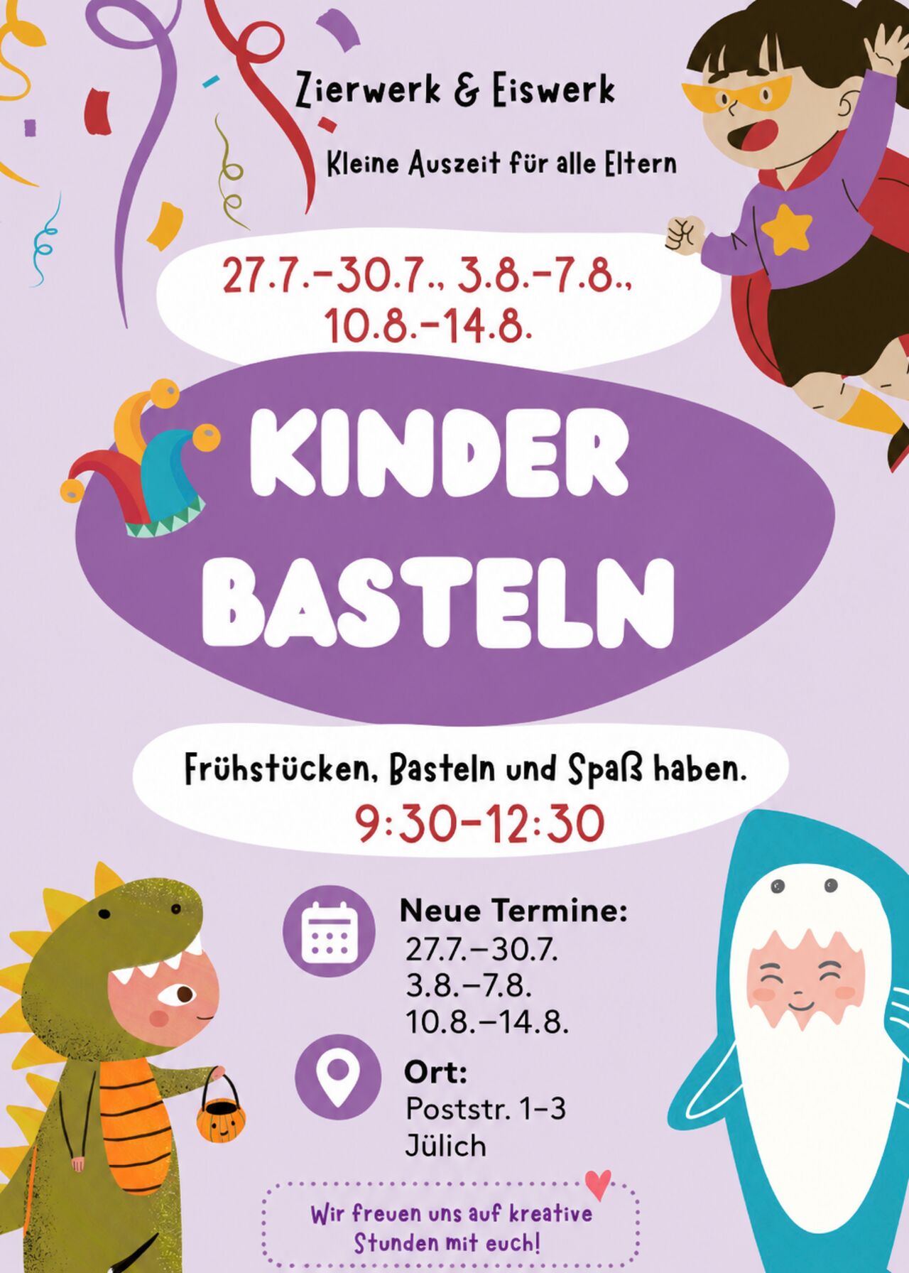 Kinder Basteln in den Ferien