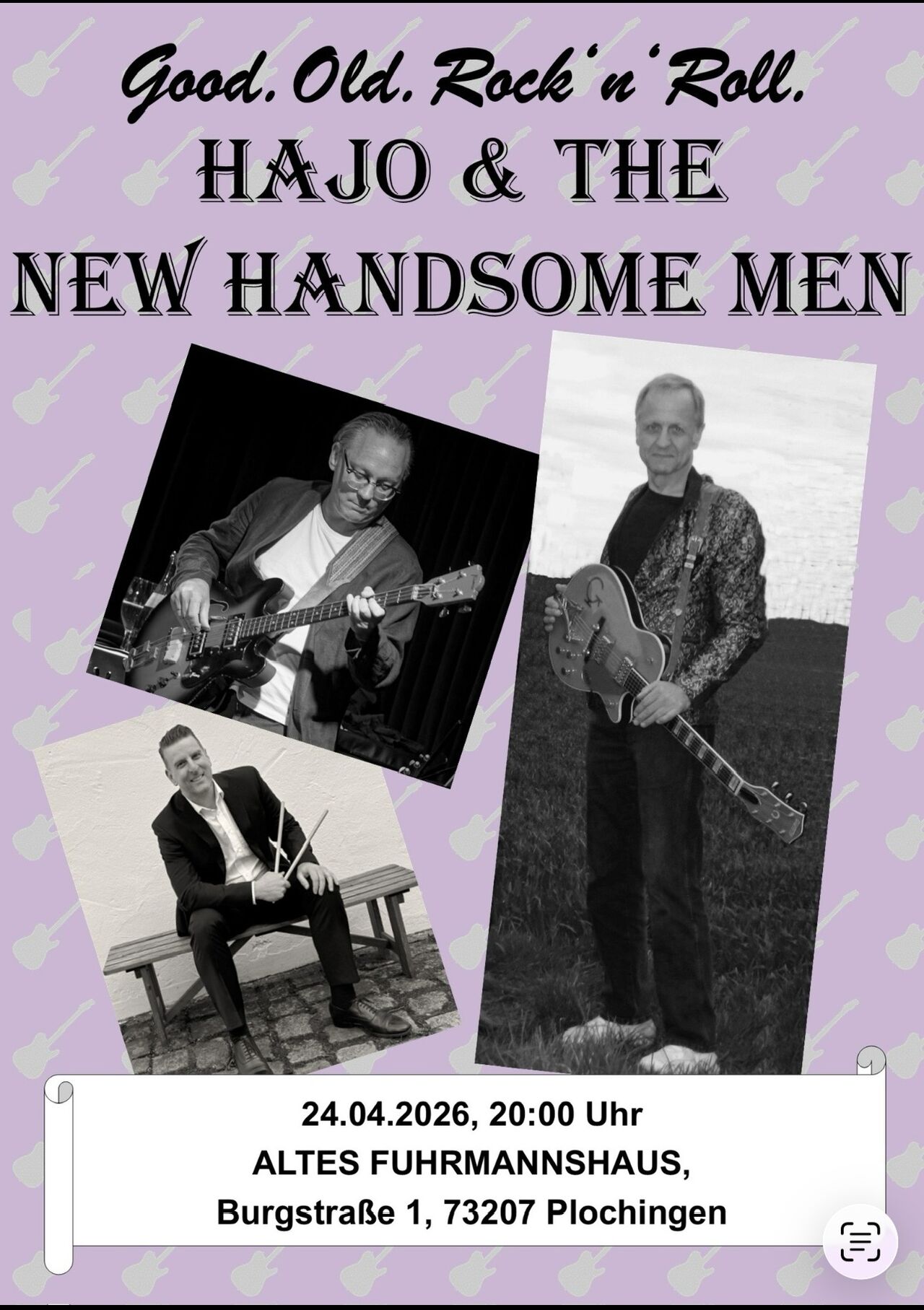 "Hajo & The New Handsome Men" am 24.04.26, Freitag