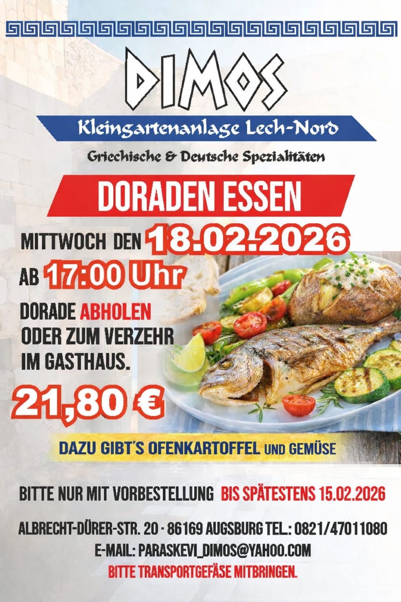 Doraden- Essen