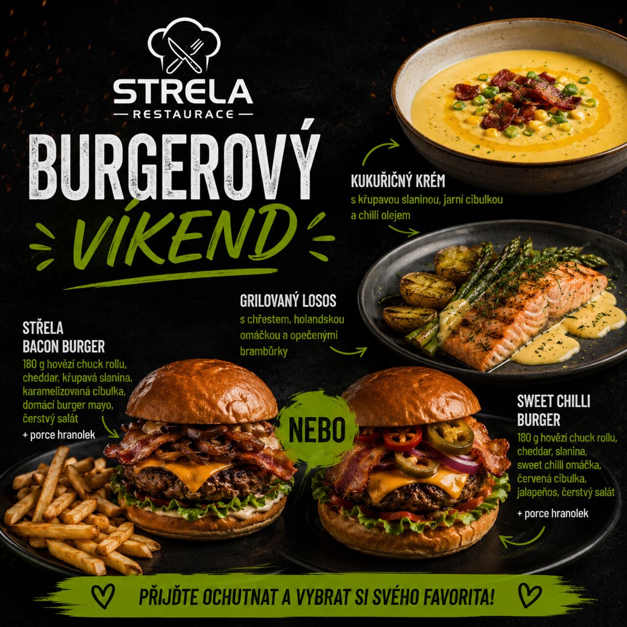 🍔 BURGEROVÝ VÍKEND VE STŘELE 🍔