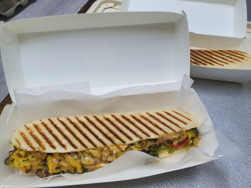 Panini poulet curry
