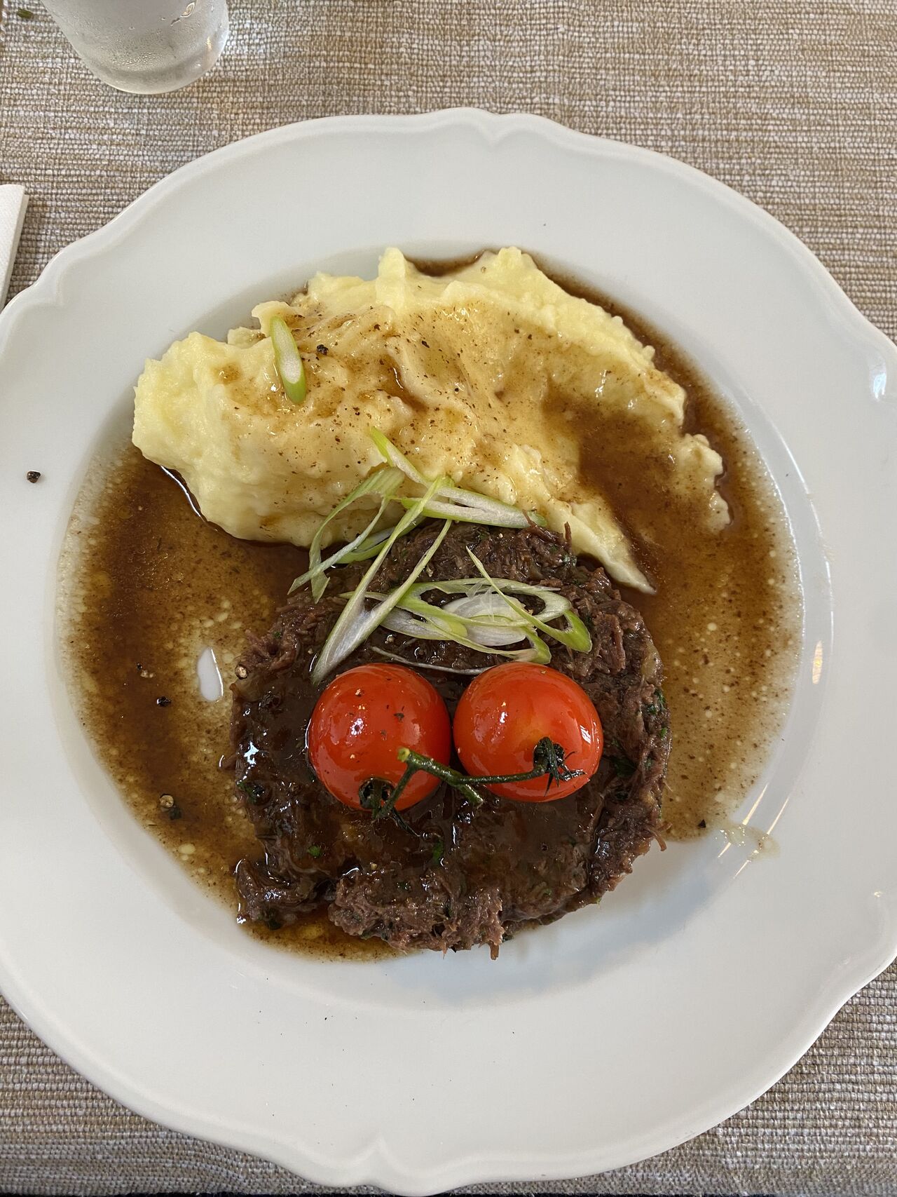 Daube de joue de bœuf , polenta 
