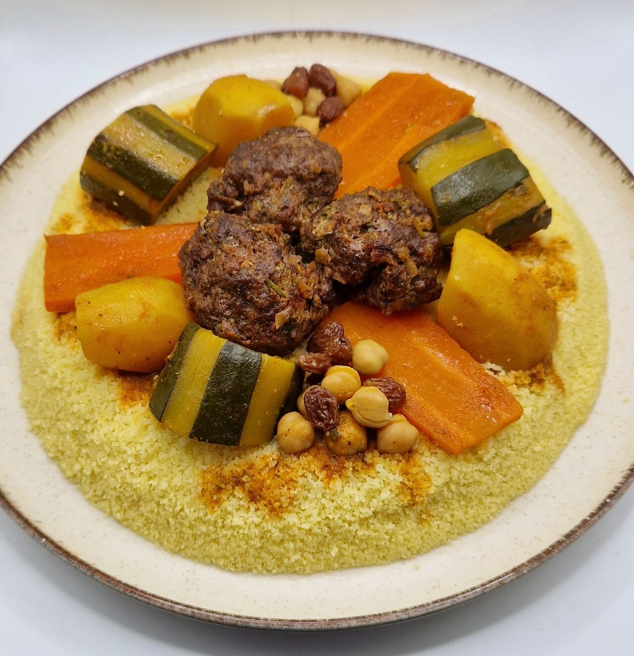 Couscous boulettes kefta