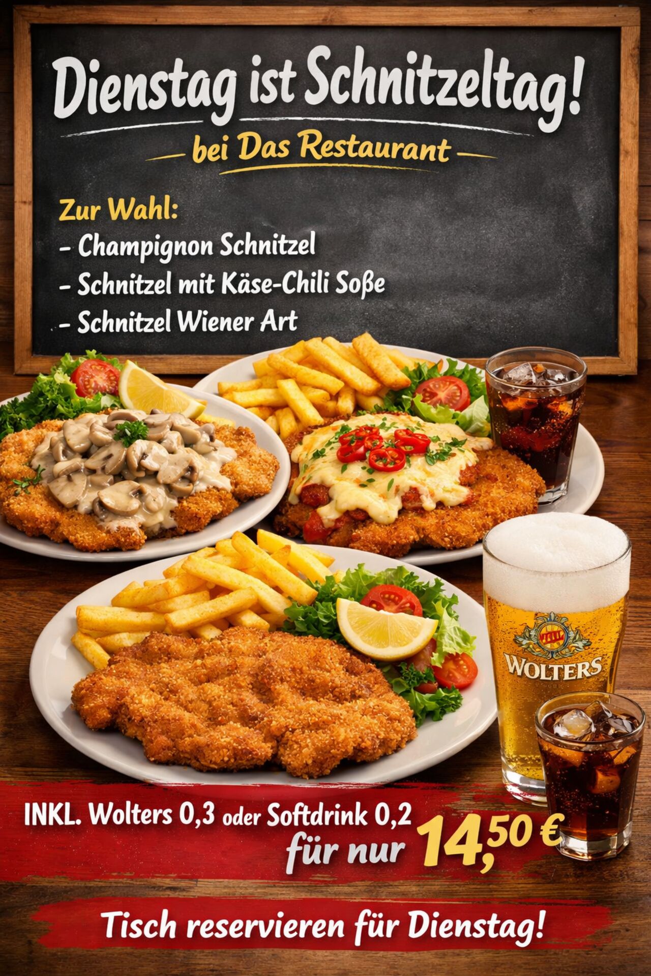 Dienstag´s ist Schnitzeltag