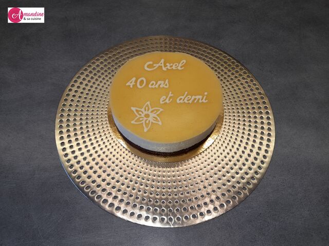 Bavarois poire, chocolat, vanille (8 pers)