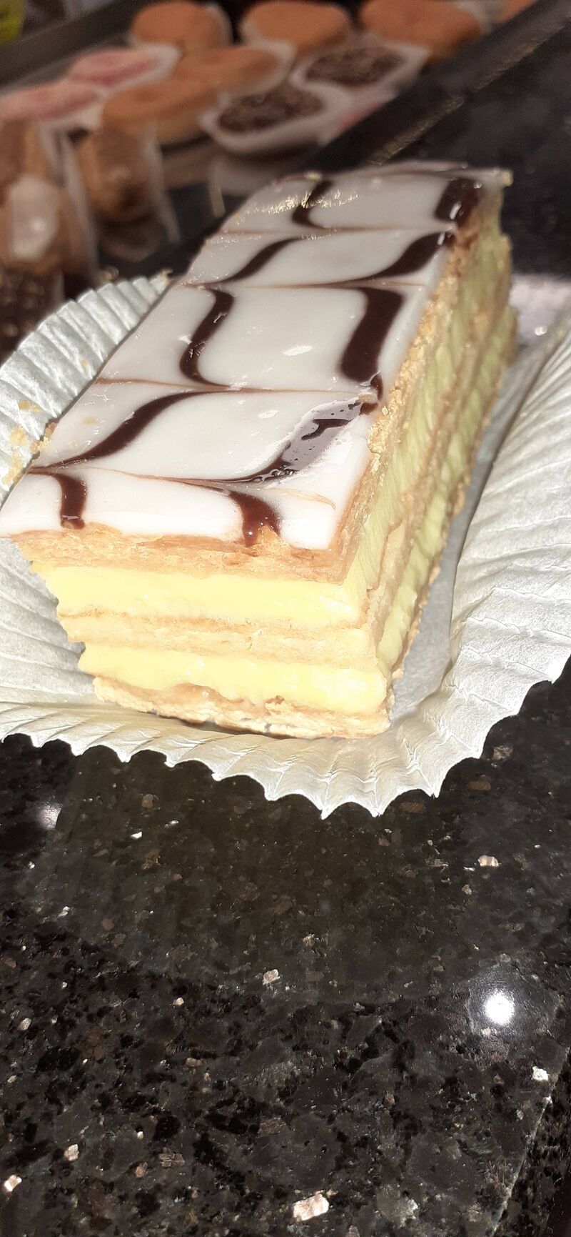 Délicieux millefeuille vanille