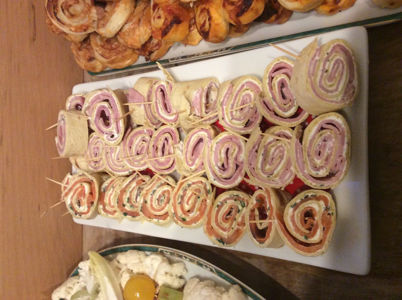 Toasts au saumon fumée
Toast jambon blanc ,Boursin