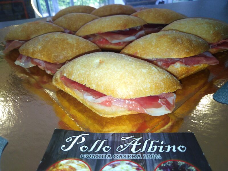 Chapatinas de jamón con tomate?❤️