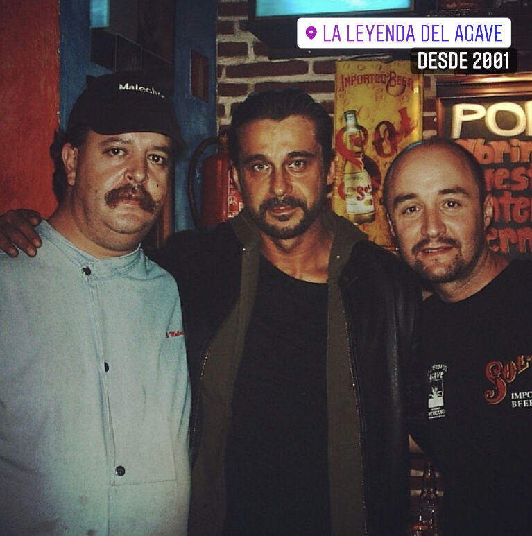 Con el actor Jordi Molla