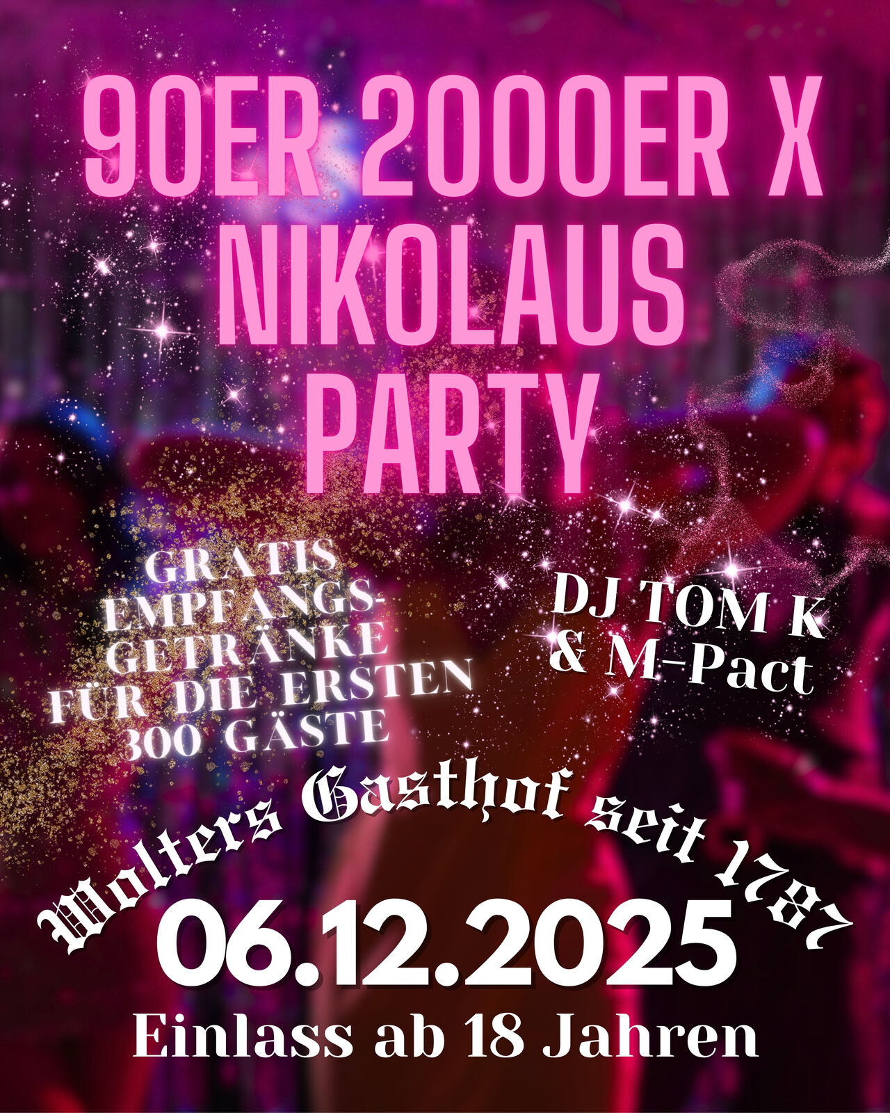 90er 2000er x Nikolaus Party
