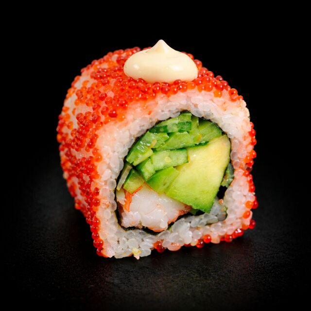 California Ebi Tobiko Roll