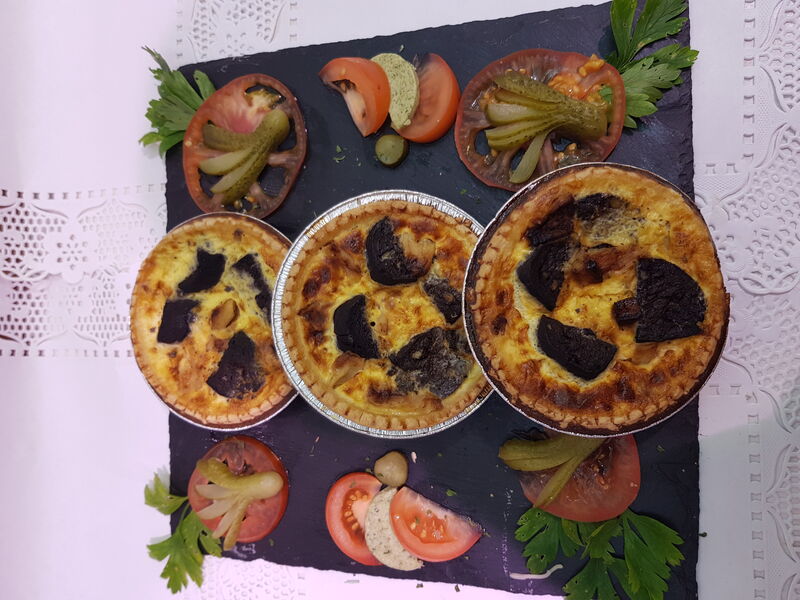 Quiche boudin noir pomme 
