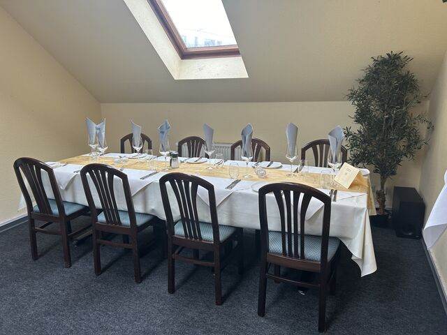 Tischdeko im La Stanza Grande