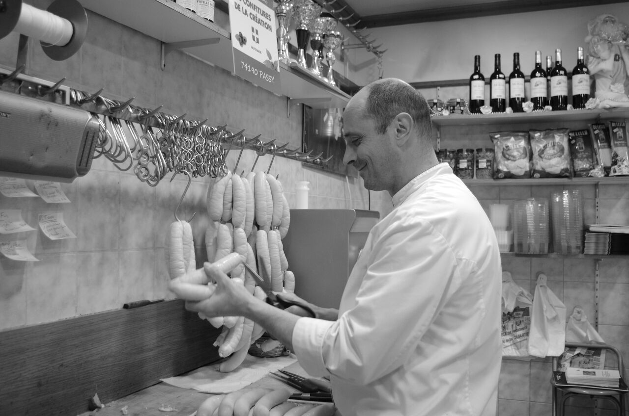 Le boudin blanc prêt à la consommation. 