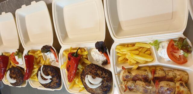 Bifteki und Souvlaki 