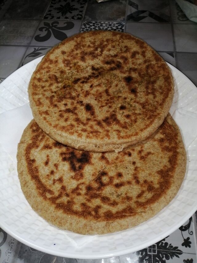 Batbout farcis légumes et viande ou que légumes