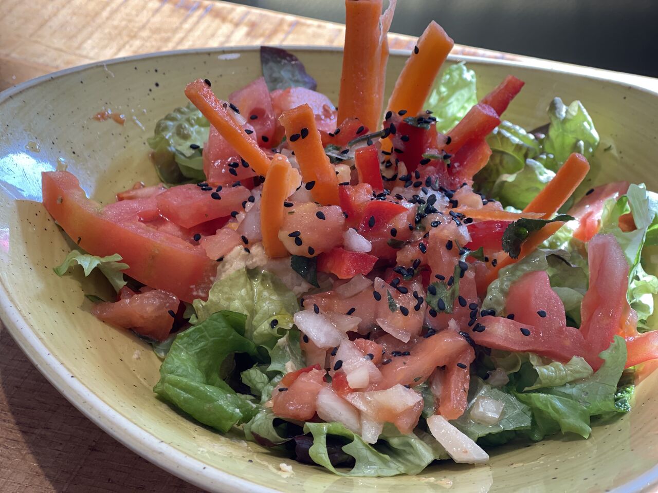 Amanida verda menú diari