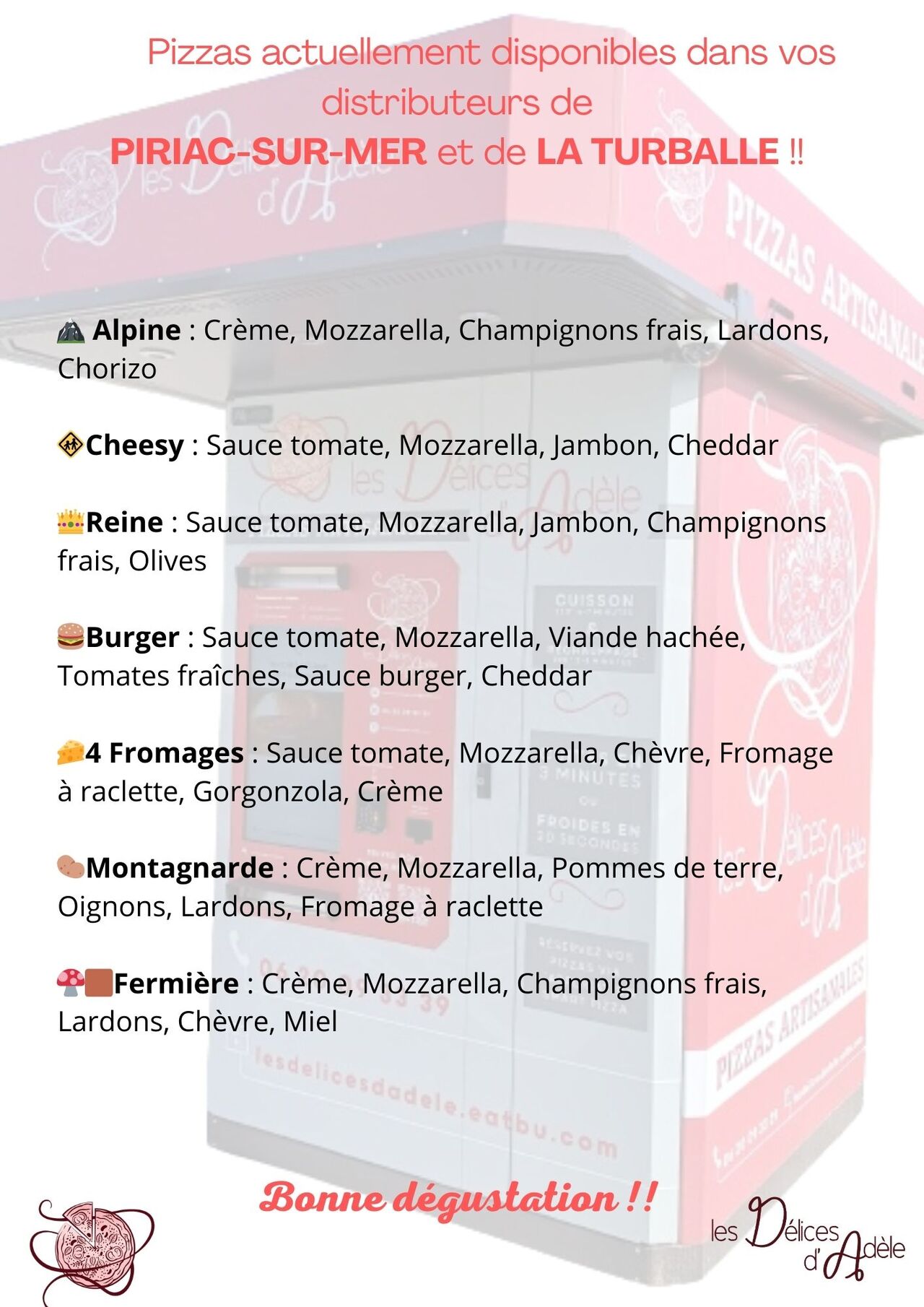 Les distributeurs sont ouverts !