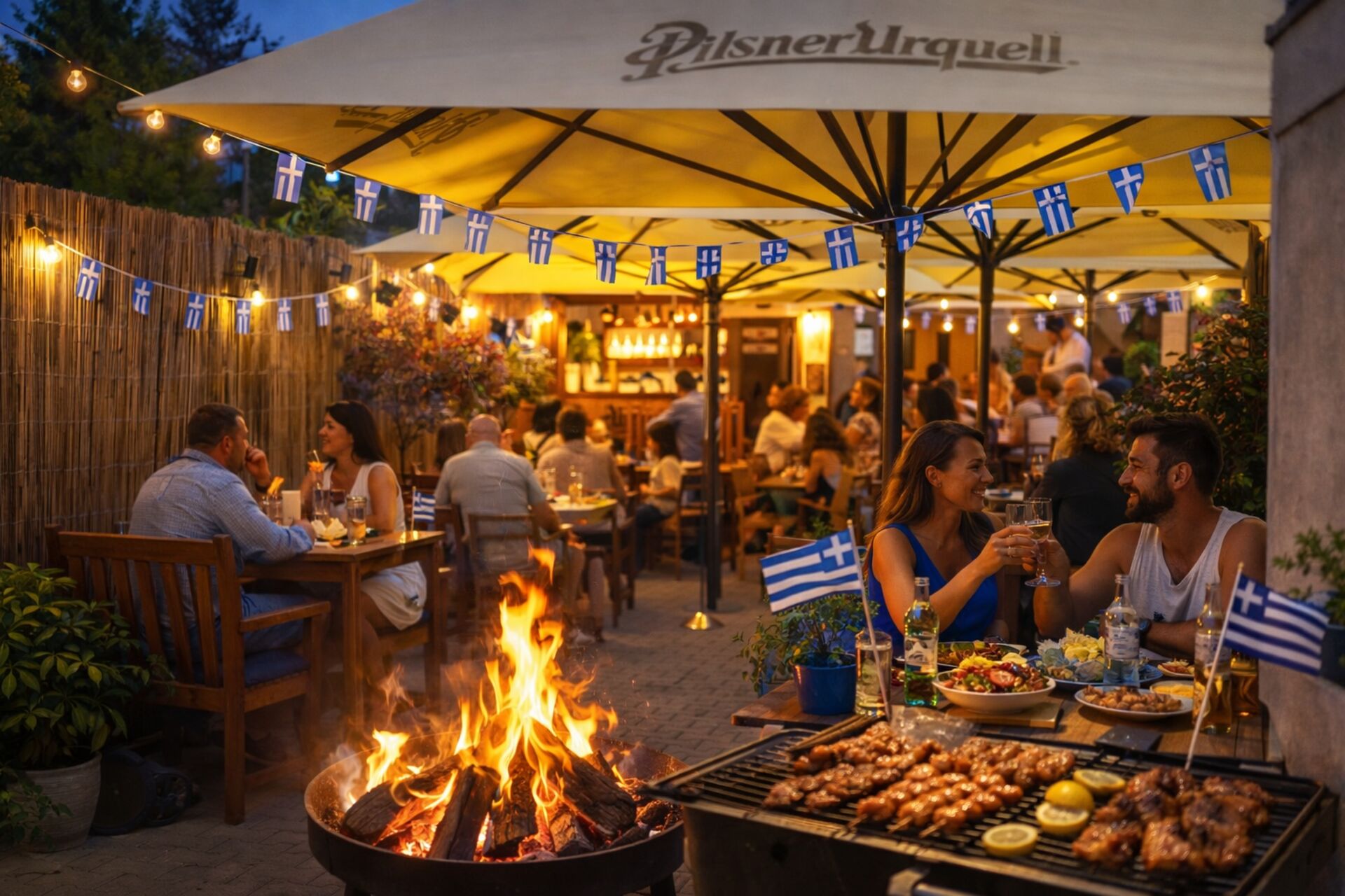 15. 5. Grill večer v řeckém stylu