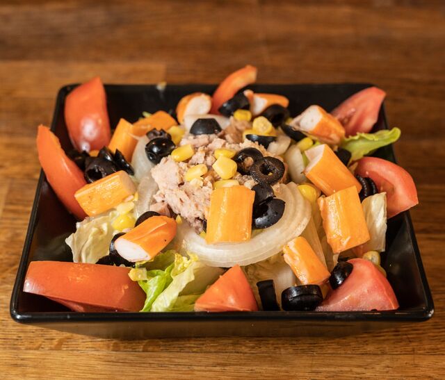 Ensalada mediterránea.